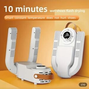 White Shoe Dryer with Timer
